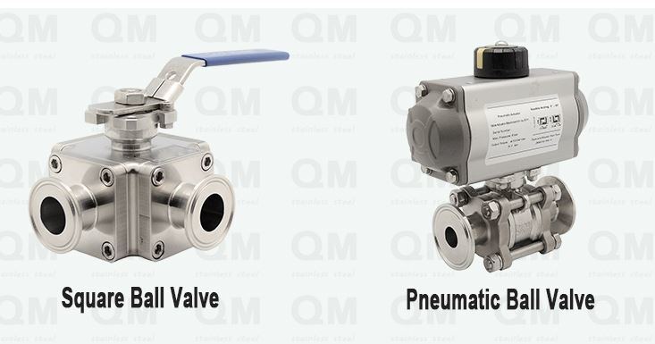 Sanitary DIN Ball Valve, Motorized, Manual, Pneumatic Ball Valve