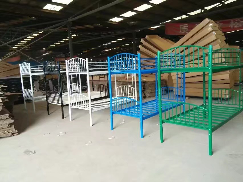 Jas-086 Factory Sale Modern Shool Furniture Steel Metal Bunk Dormitory Bed