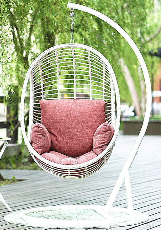 2018 Outdoor Furniture Relaxing Patio Round Hanging Egg Swing Chair