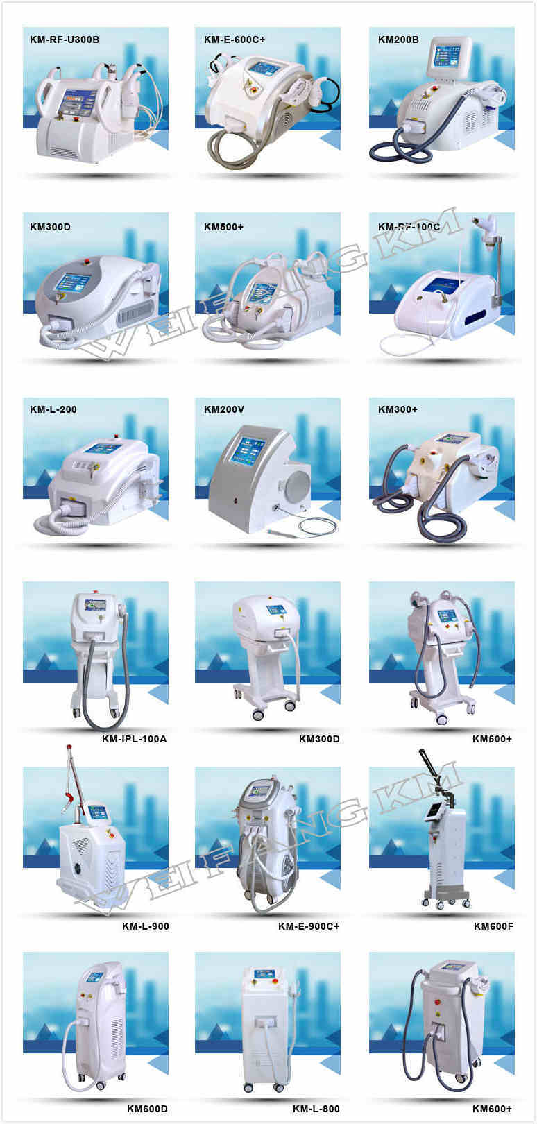 Factory Price IPL+RF+E-Light Shr Opt Laser Hair Removal Machine