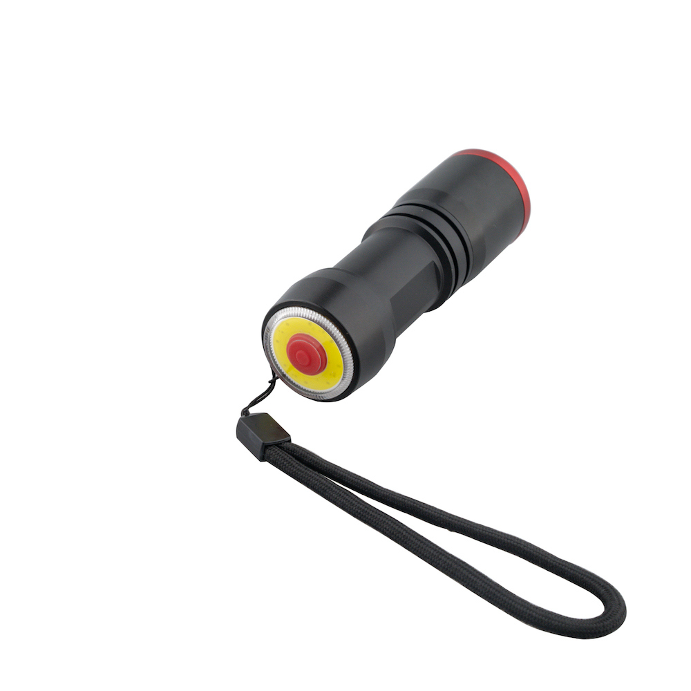 COB LED Flashlight with Emergency Light 12-CH1875