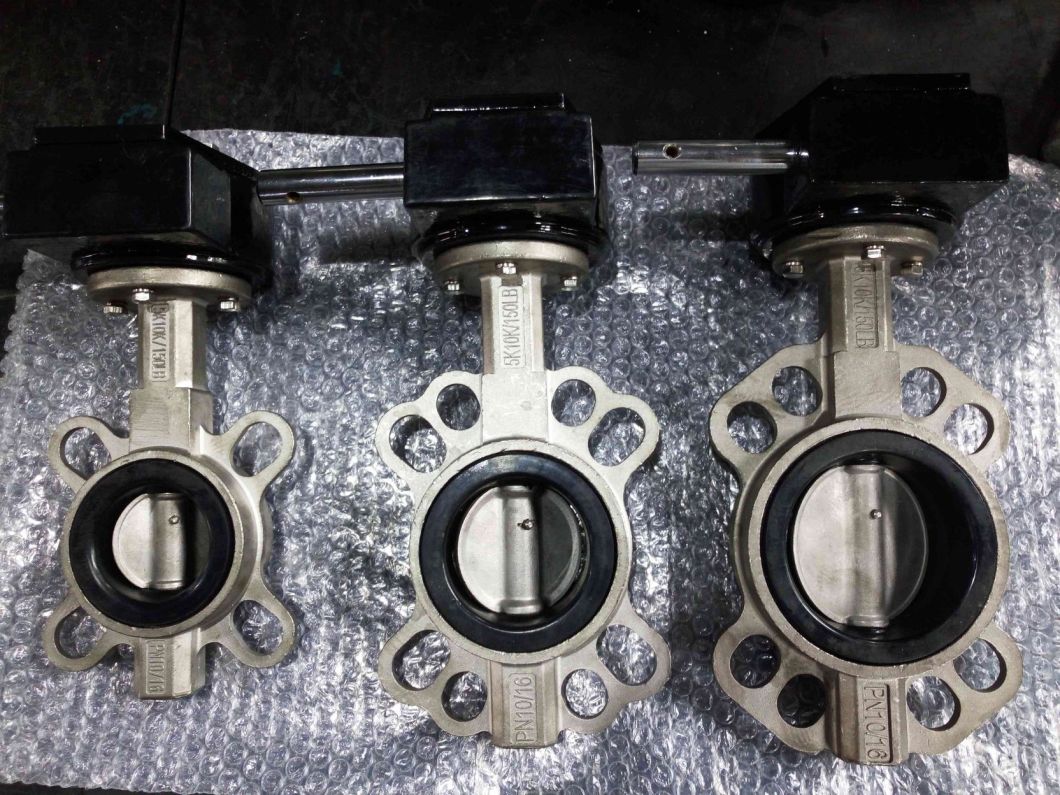 Ci/Di/CF8 Wafer Butterfly Valve with EPDM/PTFE