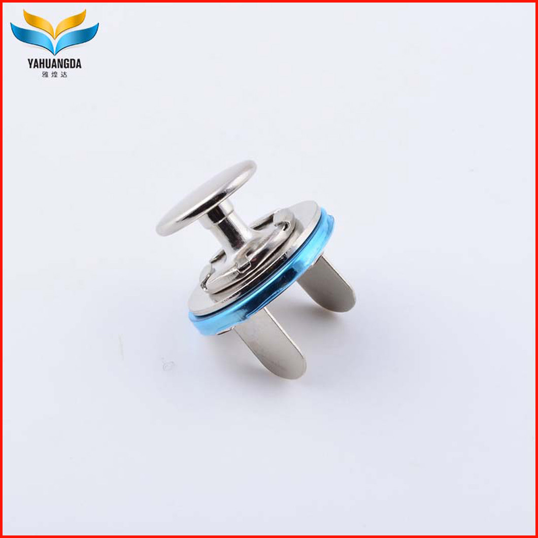 14mm Single Rivet and Single Prong Magnetic Snap Button