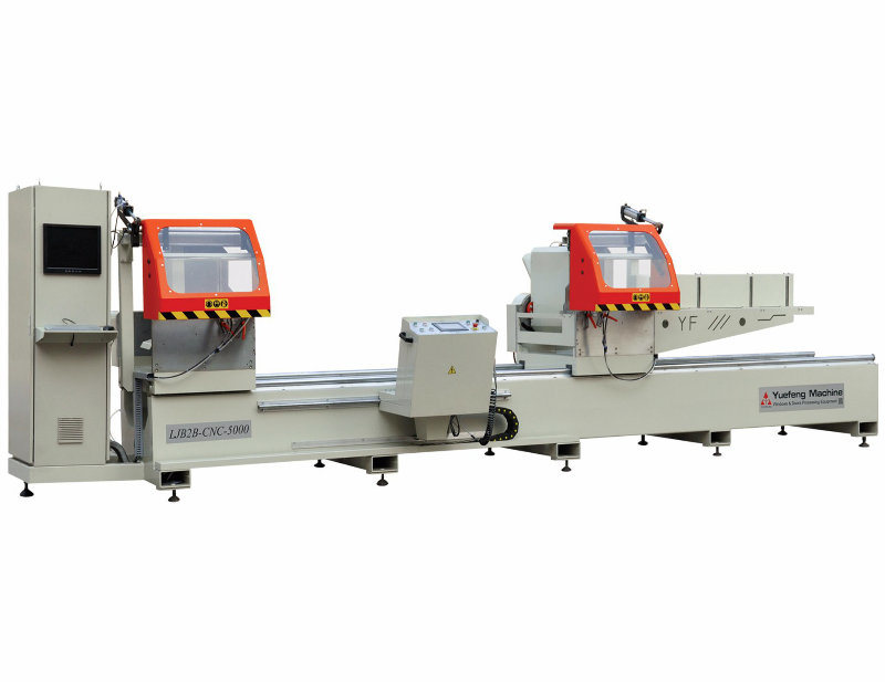 CNC Arbitrary Angle Double Mitre Saw for Aluminum Profiles