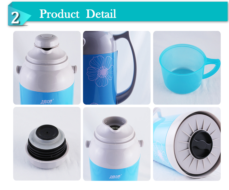 High Quality Glass Liner 3.2L Metal Vacuum Thermos Flask