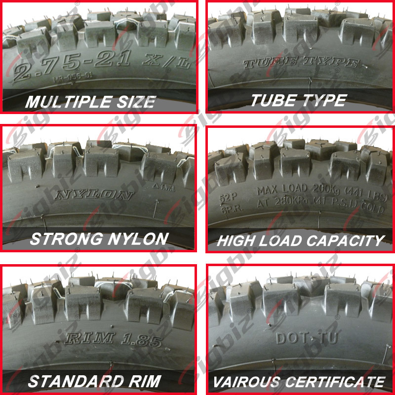 Classic Motorcycle Tire 90/100-14 High Load Motorcycle Tire.