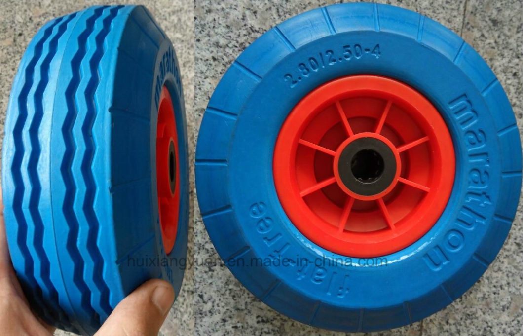 4.00-8 Solid Rubber PU Foam Wheel for Wheelbarrow