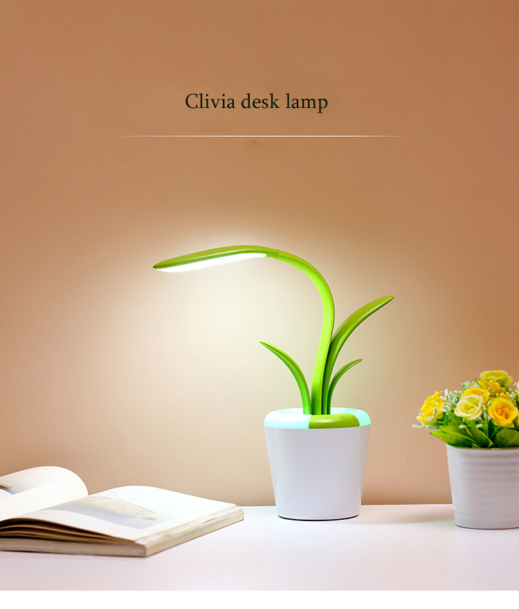 Creative USB Clivia Desk Lamp Eye Care USB LED Reading LED Lights