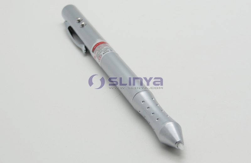 Promotion 4 in 1 Multifunction Metal Ballpoint LED Light Laser Pointer Metal Laptop Stylus Pen for Computer 3ds