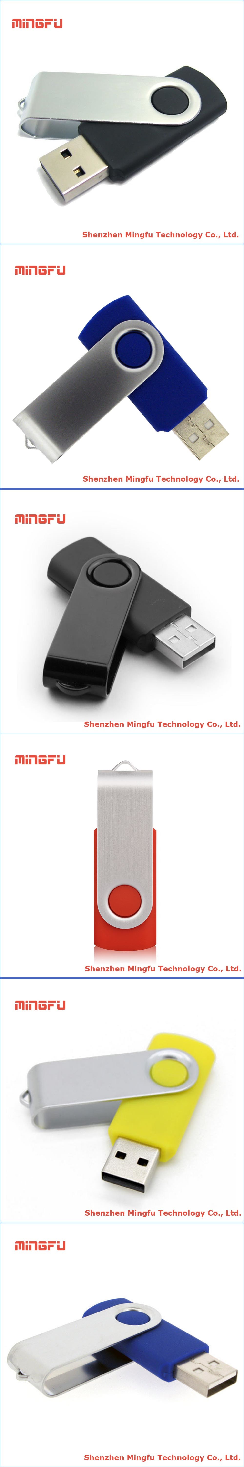 Free Laser Logo 16GB USB Thumb Drive Swivel Fast Shipping