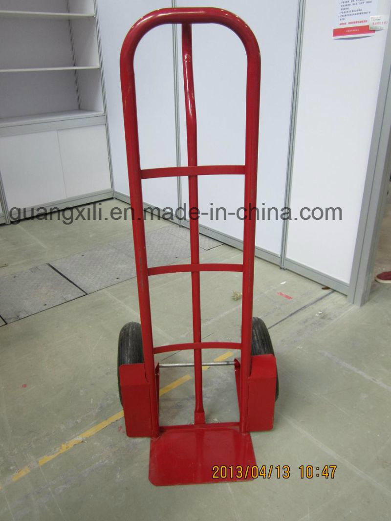 Folding Platform Hand Truck/Hand Trolley with 3.50-4 Wheels