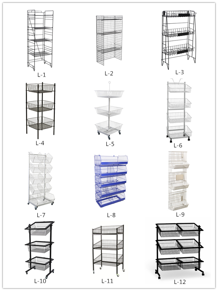 Wire Mesh Display Shelf Rack Wire Mesh Panel Stand