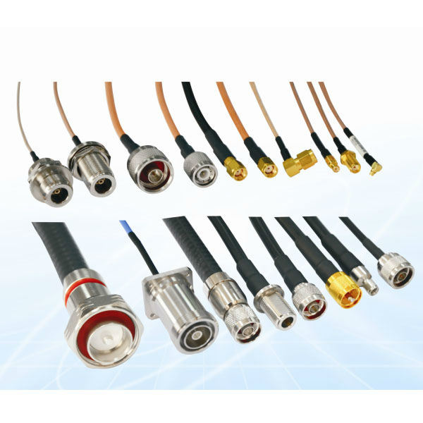 Mini DIN 4.3/10 RF Coaxial Connectors for LMR 240 Cable