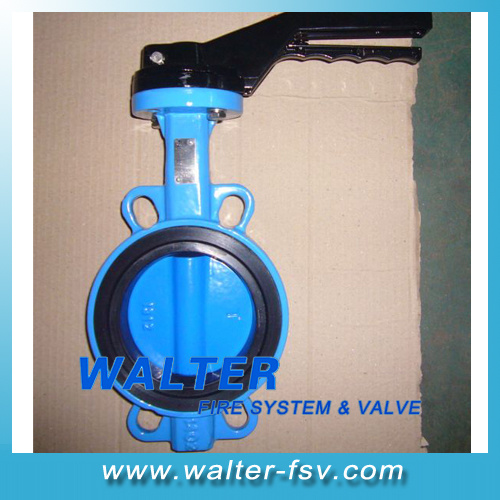 Cast Iron Extension Spindle Butterfly Valve