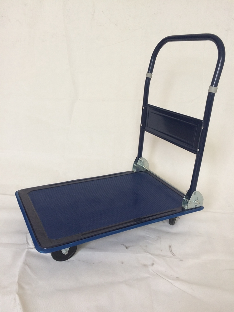 Warehouse Platform Trolley, Cheap Steel Folding Heavy Duty Platform Hand Truck