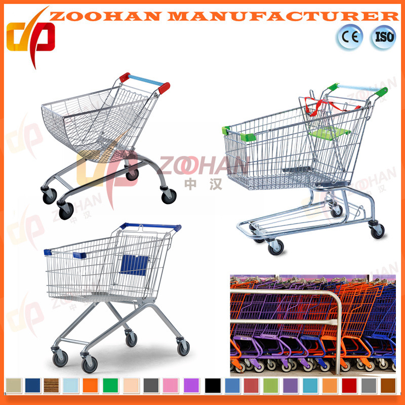 Classic European Style Shopping Hand Cart Store Trolley (Zht104)