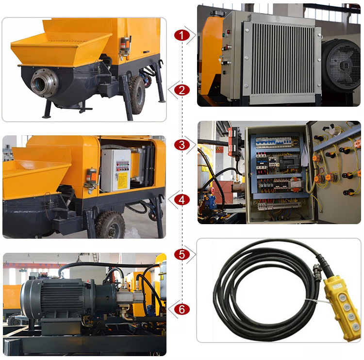 Efficient and Convenience Mini Cement Mixer Machine Concrete Pump