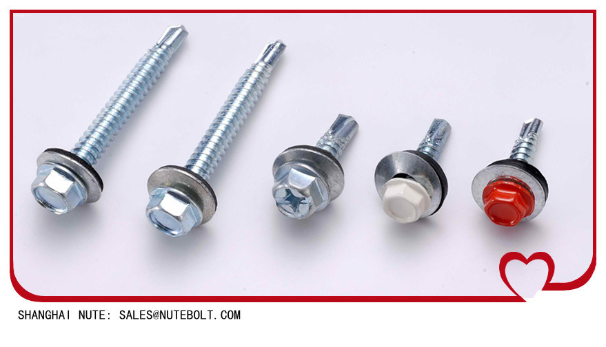 Hex Washer Head Self Tapping Screw and Self Drilling Screws