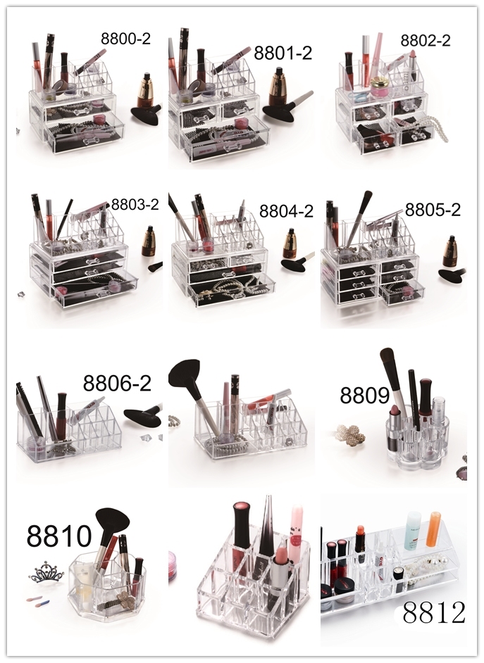 PS Transparent Home Cosmetic Jewelry Storage Case with High Quality