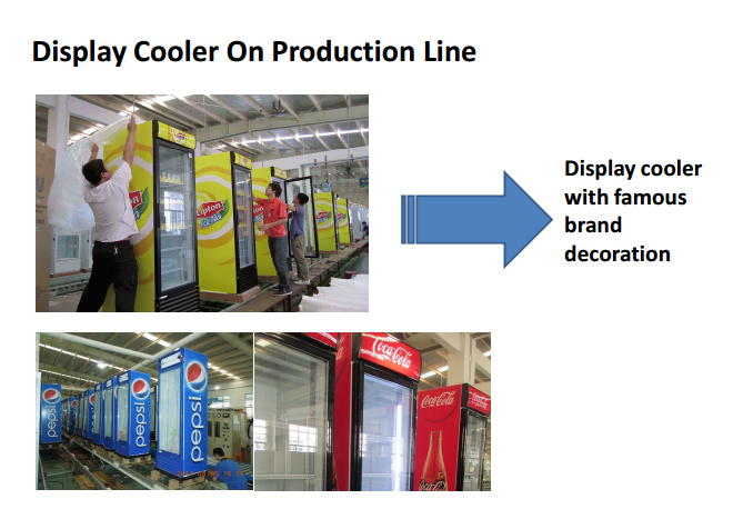 Swing Door Upright Beverage Cooler with Ventilation System