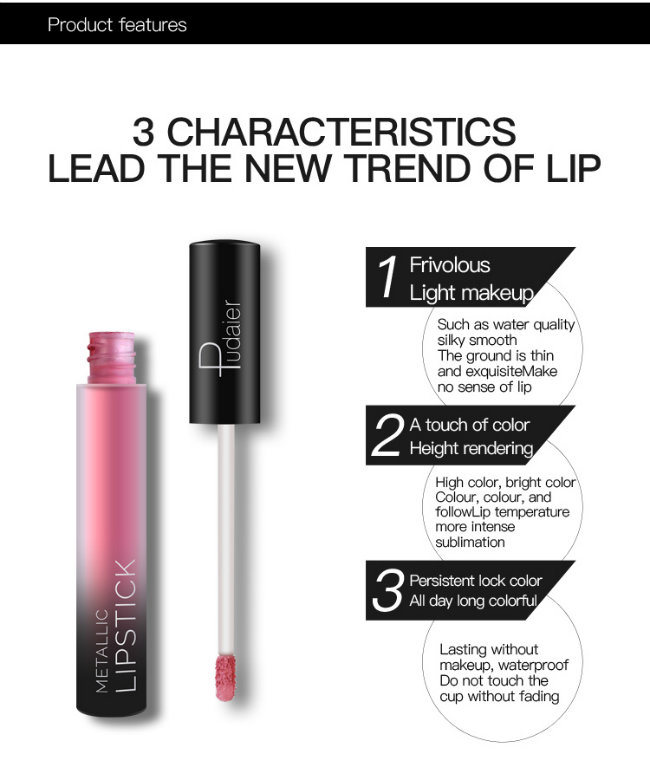 Wholesale Round Tube Waterproof Lip Gloss Matte Liquid Lipstick