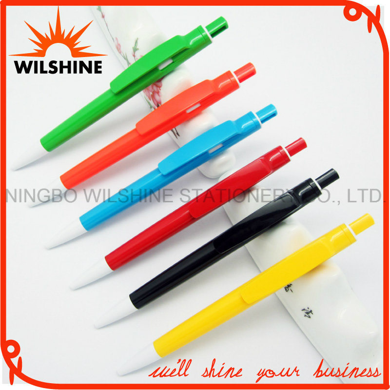 Fashion Design Elegant Click Plastic Ballpoint Pen for Promotion (BP1203)