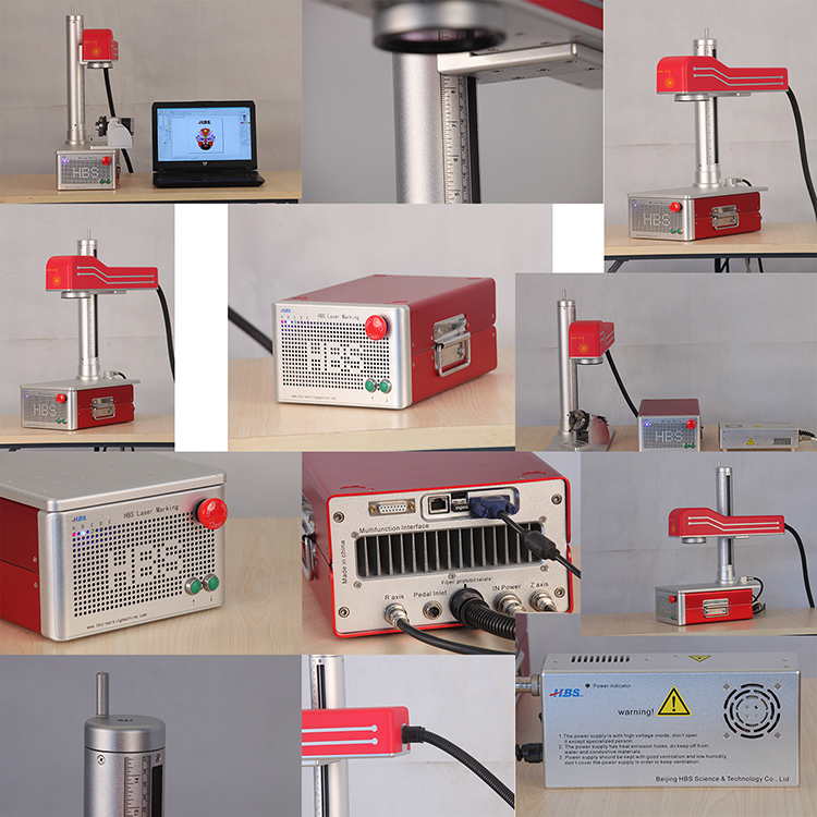 Low Power Mini Laser Marking Machine with YAG Laser Source