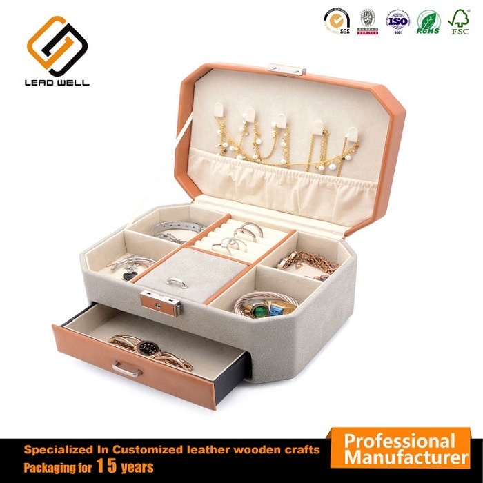 Protective Good Quality OEM Jewelry Display Case Fashion Box