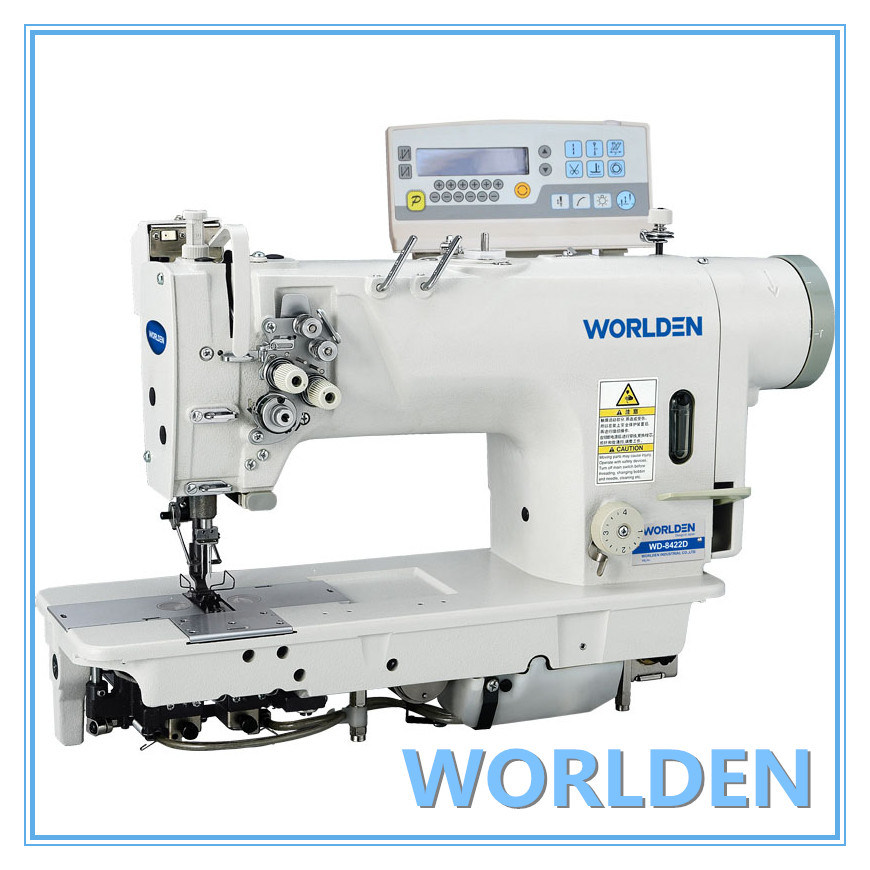 Wd-8422D High-Speed Double Needle Lockstitch Sewing Machine with Direct Drive