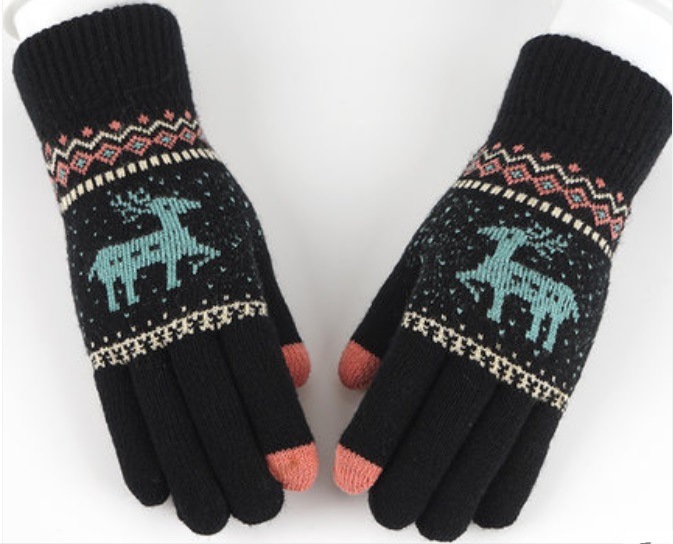 Jacquard Knitted Gloves