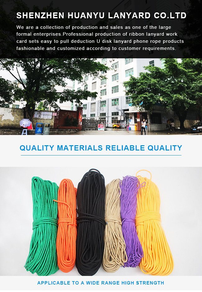Elastic Woven Polyester Rope for Agriculture