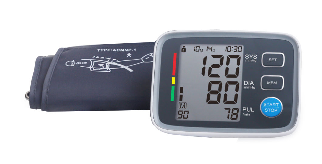 Digital Blood Pressure Monitor, Upper Arm Automatic Sphygmomanometer