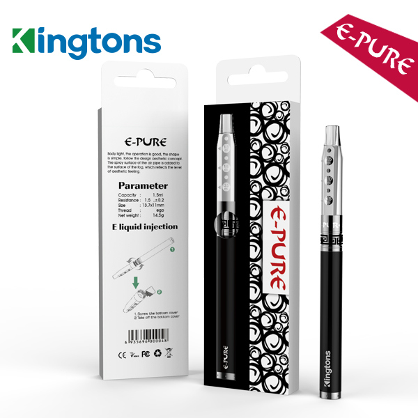 2016 China New Product E-Pure Refillable Vaporizer Pen
