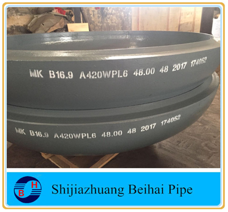 Large Diameter Carbon Steel Welding Galvanized Pipe End Cap