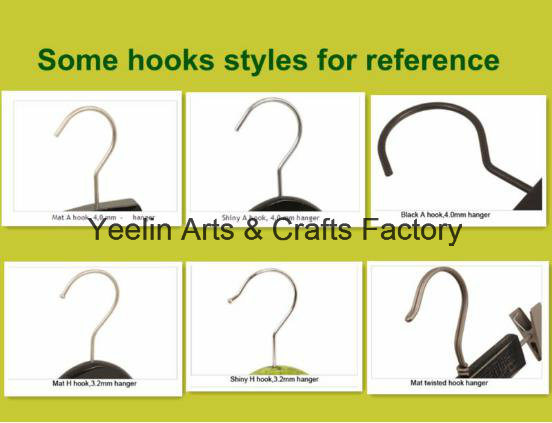 Wholesale Metal Hook Clothes Wood Hanger (YL-yl10)