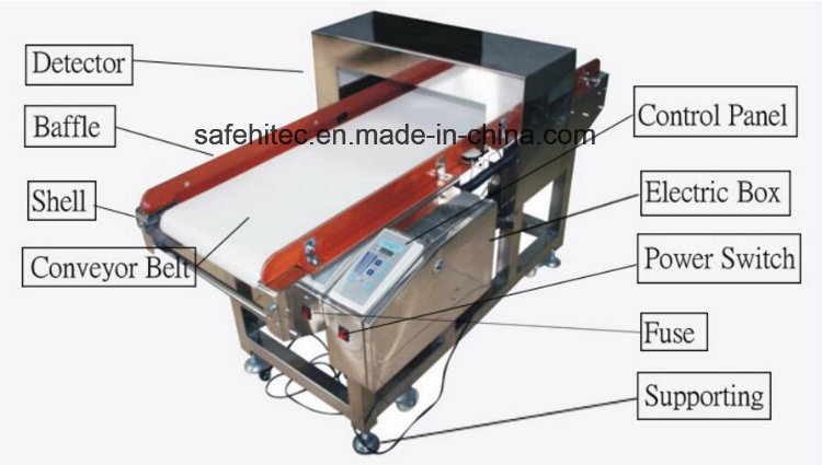 Cheer Pack Food Security Detection Conveyor Belt Metal Detector Machine SA806