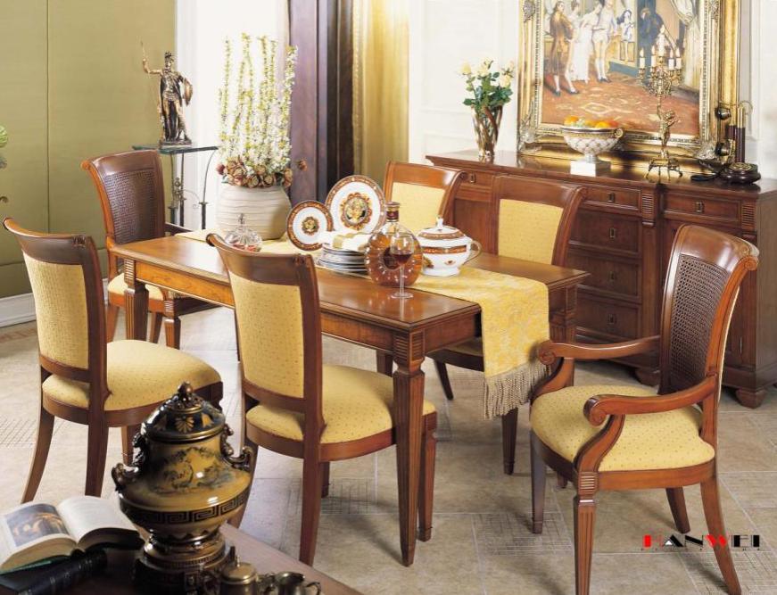 Wooden Dining Room Table Set with Chair