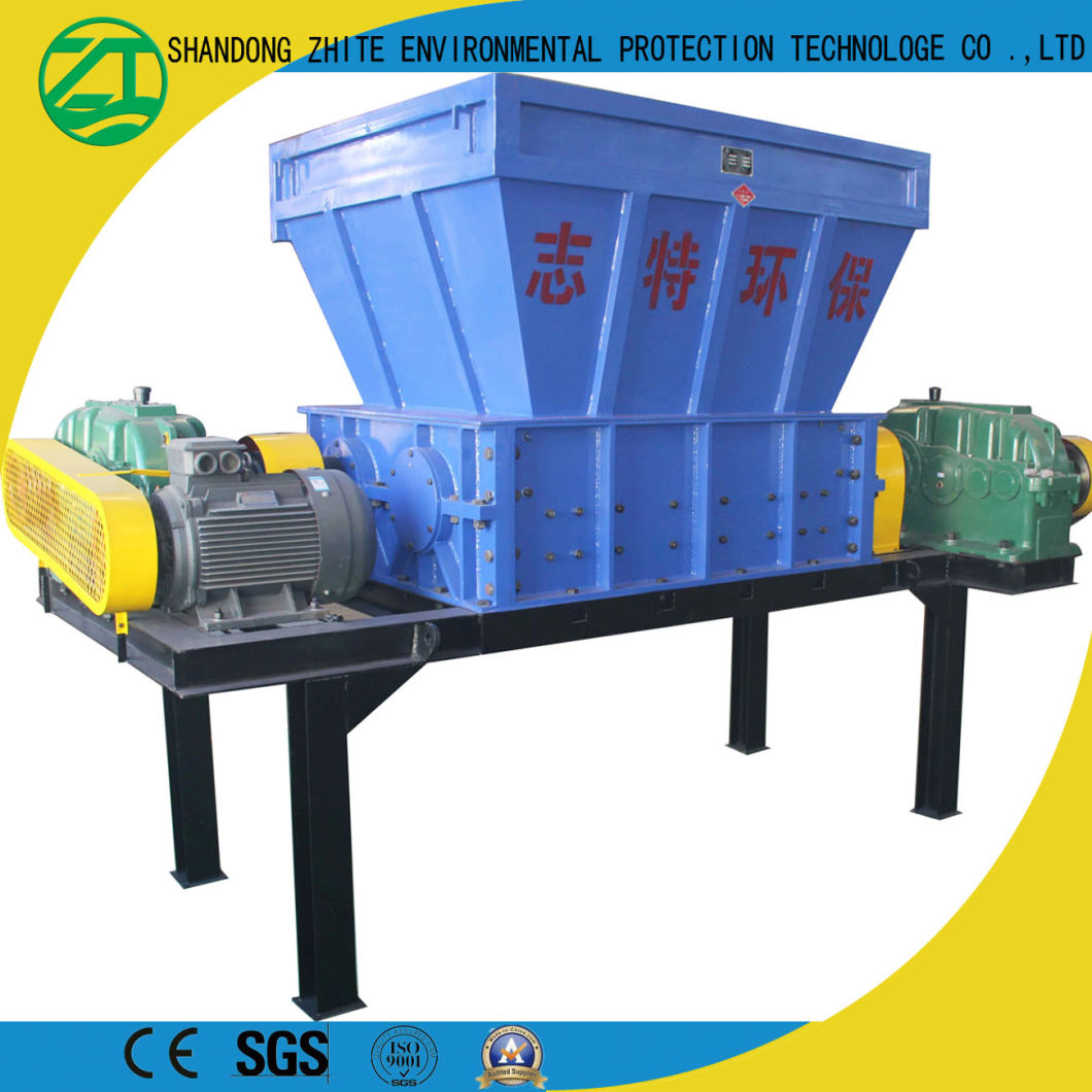 Big Plastic Block and Lump Dual/Double Shaft Shredder Crusher