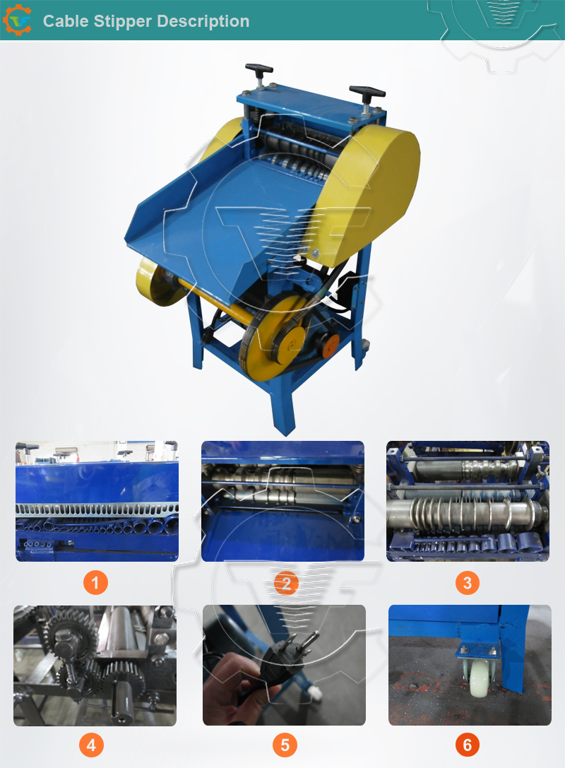 Automatic Wire Stripping Machine for Scrap Copper