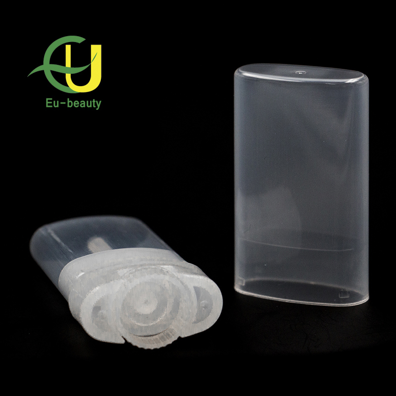 15g Oval Clear Lip Balm Tube, Lipstick Case