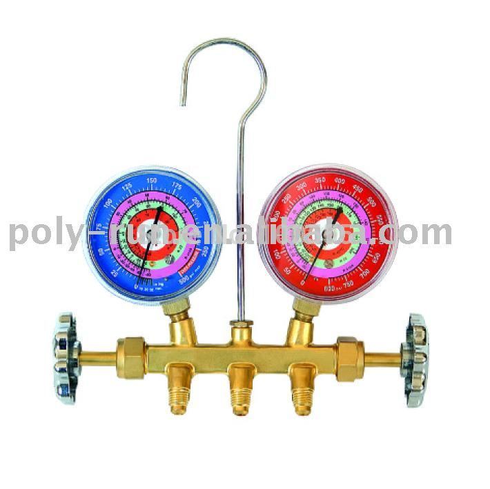 Hot Sale! ! for R12 R22 & R502 Brass Testing Manifold (PR1001A)