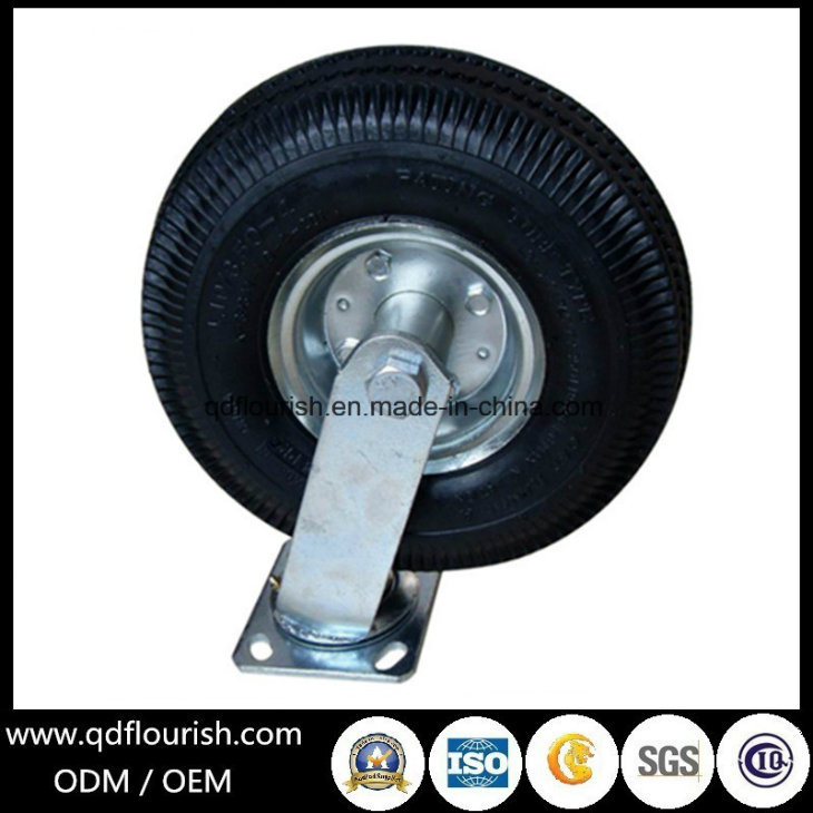 3.50-4 Rubber Swivel Caster Wheel for Industry Use
