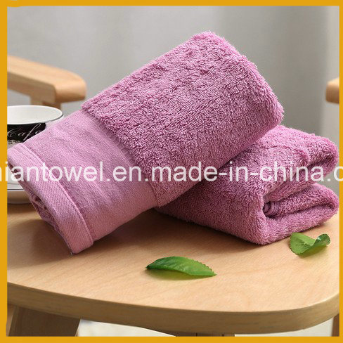 Hot Sale China Factory 100% Cotton Plain Dobby Hotel Bath Towel