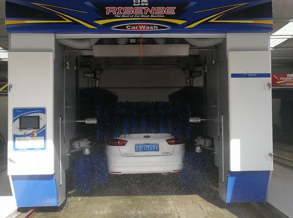 Car Wash Machine with Five Gentle Brushes