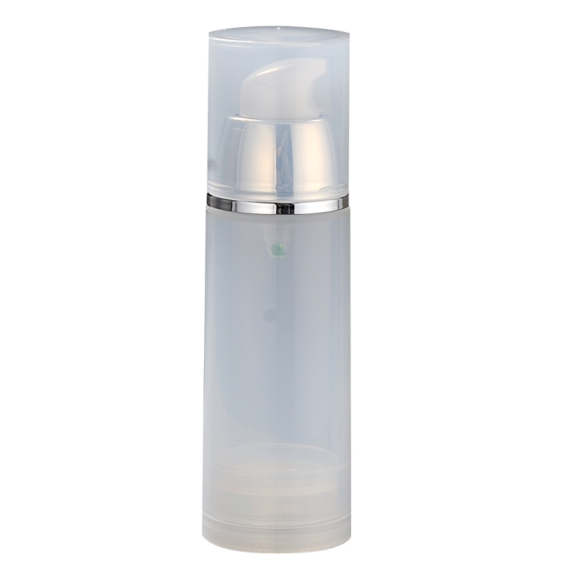 30ml 50ml 80ml Aluminium Sprayer Plastic Clear Airless Bottle for Cosmetic Packaging