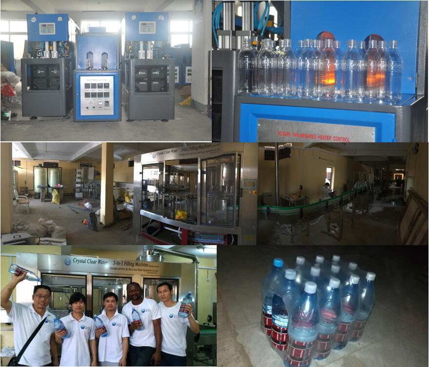 Semi-Automatic 90-150b/h 10-20 Liter Pet Bottle Blowing Machine