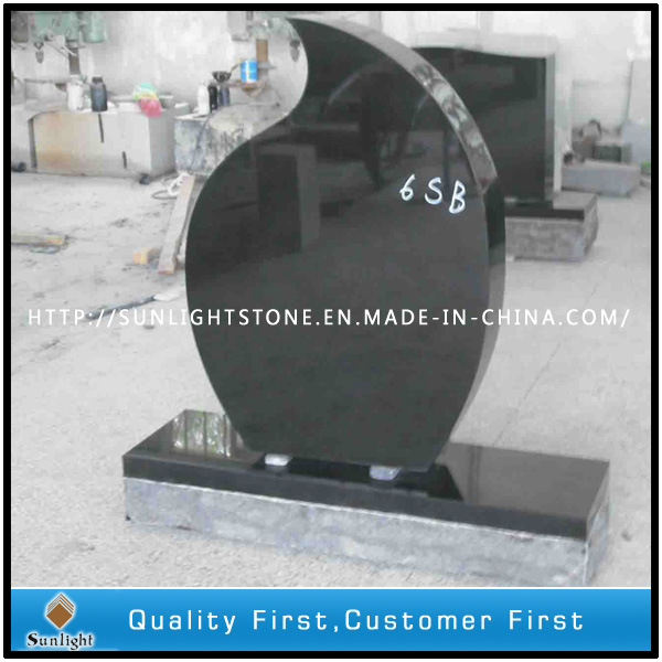 Affordable Custom Design Black Granite Stone Monument /Tombstone Markers