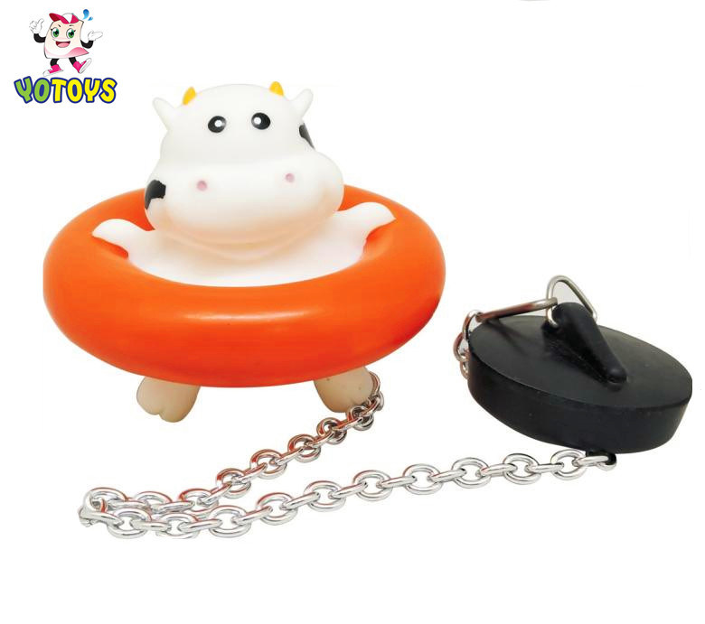 High Quality Rubber Shark Animal Shower Water Stopper