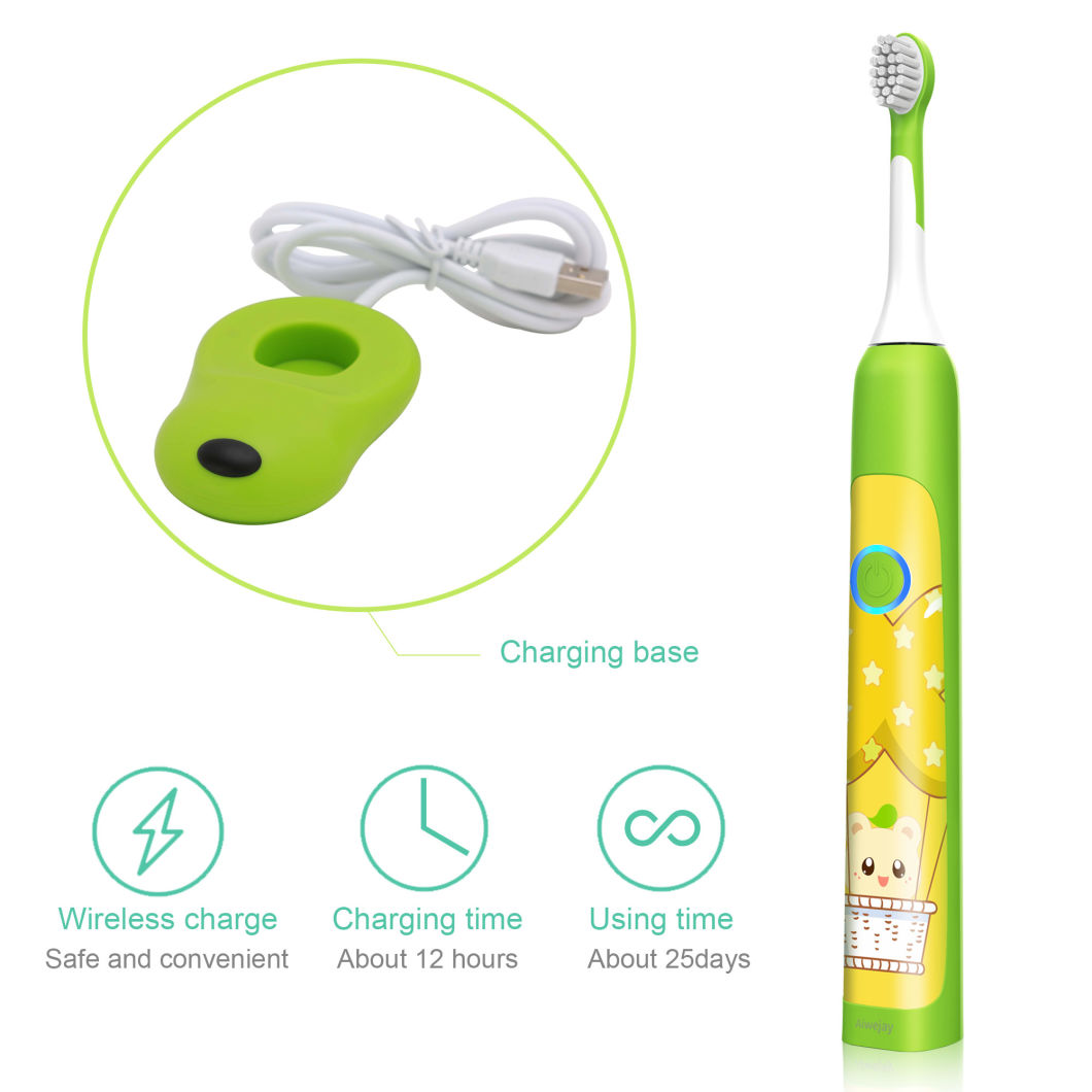 Kid Tooth Brush Child Electric Toothbrush Sonic Oral Care FDA / Ce / RoHS / FCC / PSE