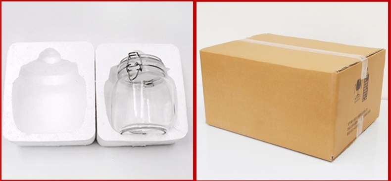 Glass Storage Canister Jar for Kitchen